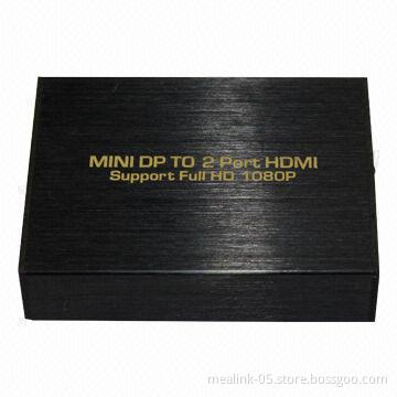 Mini DP to 2-port HDMI Converter